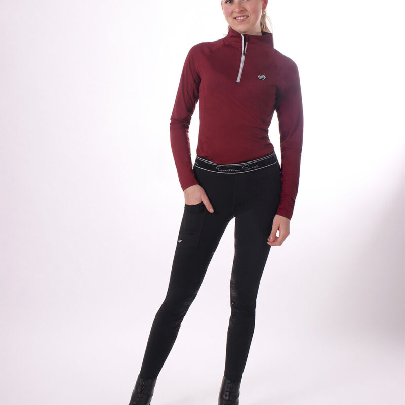 QHP Eden Junior ridetights - navy