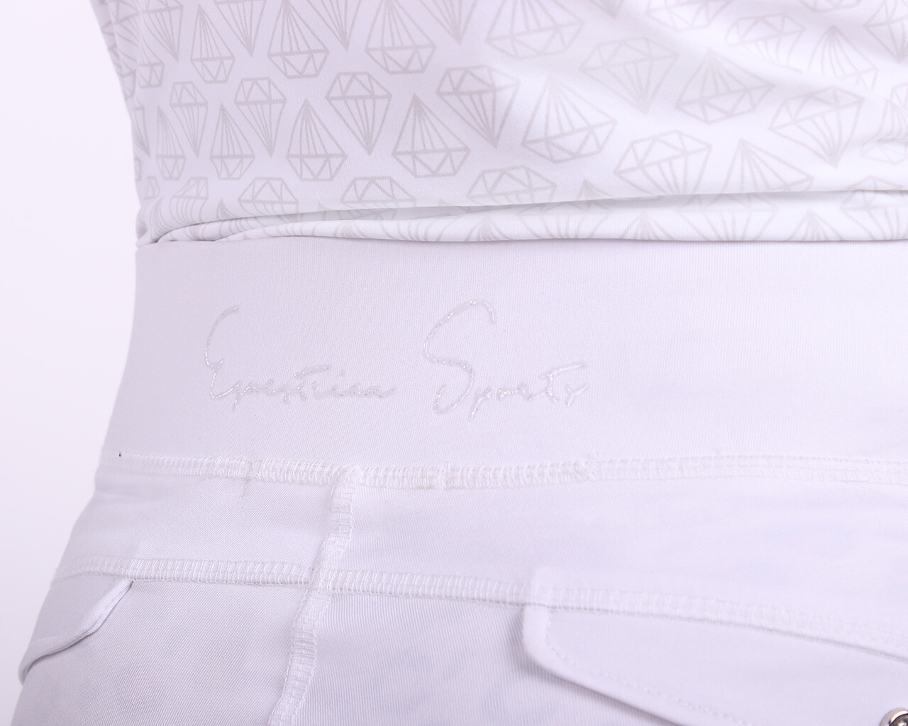 QHP Kathleen ridebukser - Hvide - Billede 3