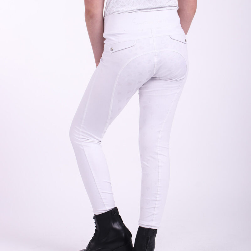 QHP Kathleen ridebukser - Hvide