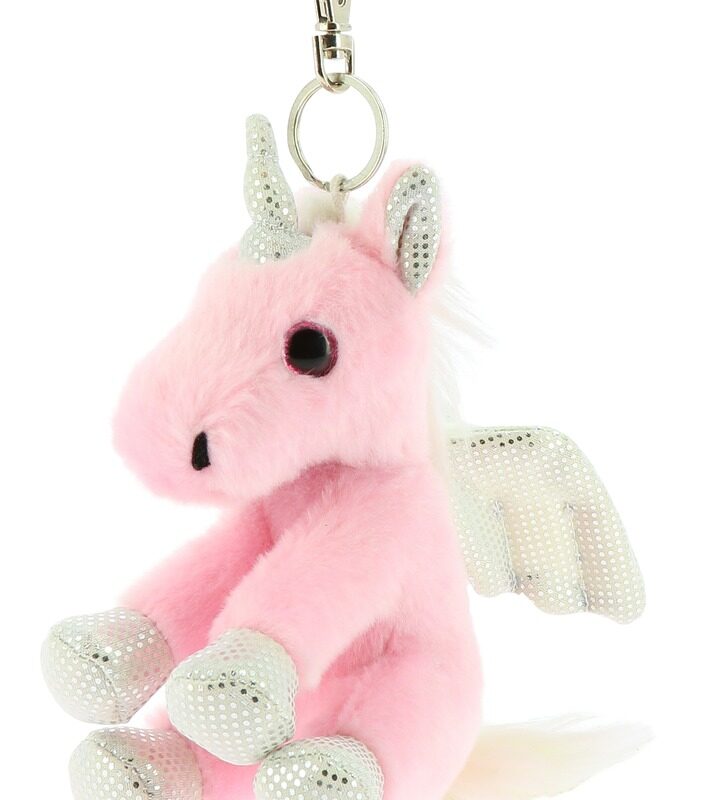 Nøglering - bamseenhjørning