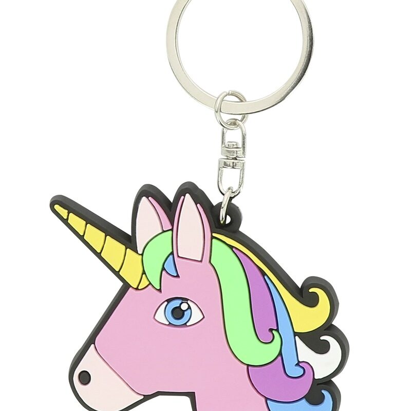 Nøglering - enhjørningehoved