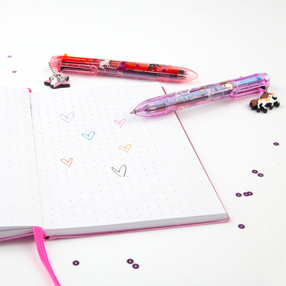 Miss Melody kuglepen med 6 farver - Billede 2