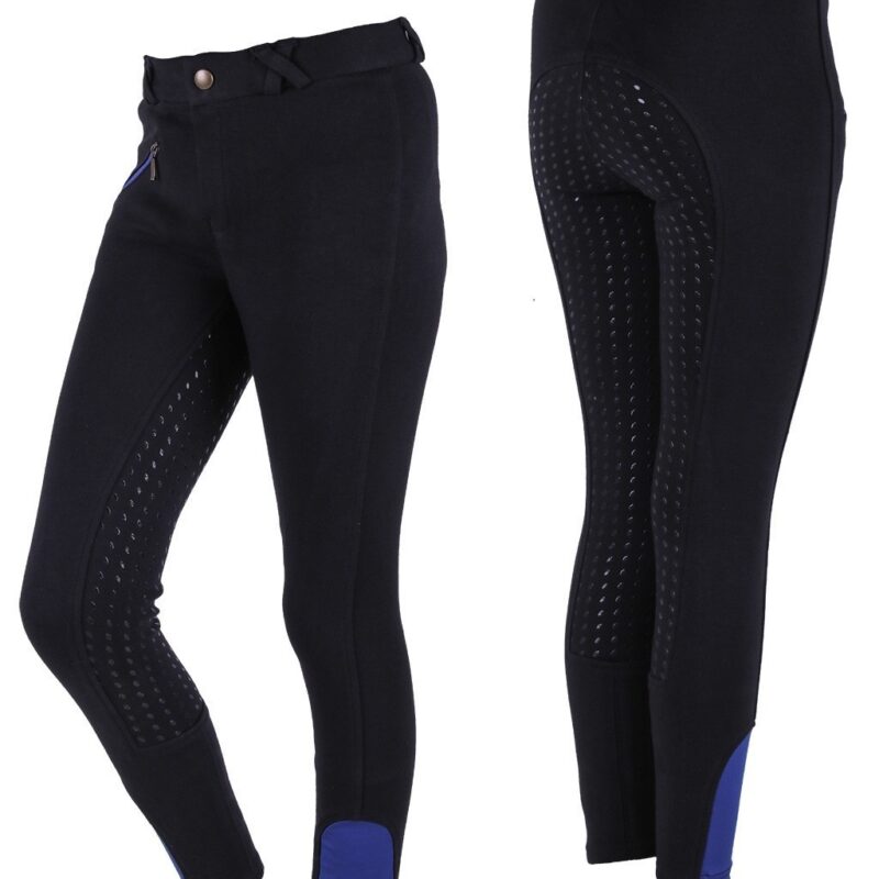 Junior ridebukser med full grip