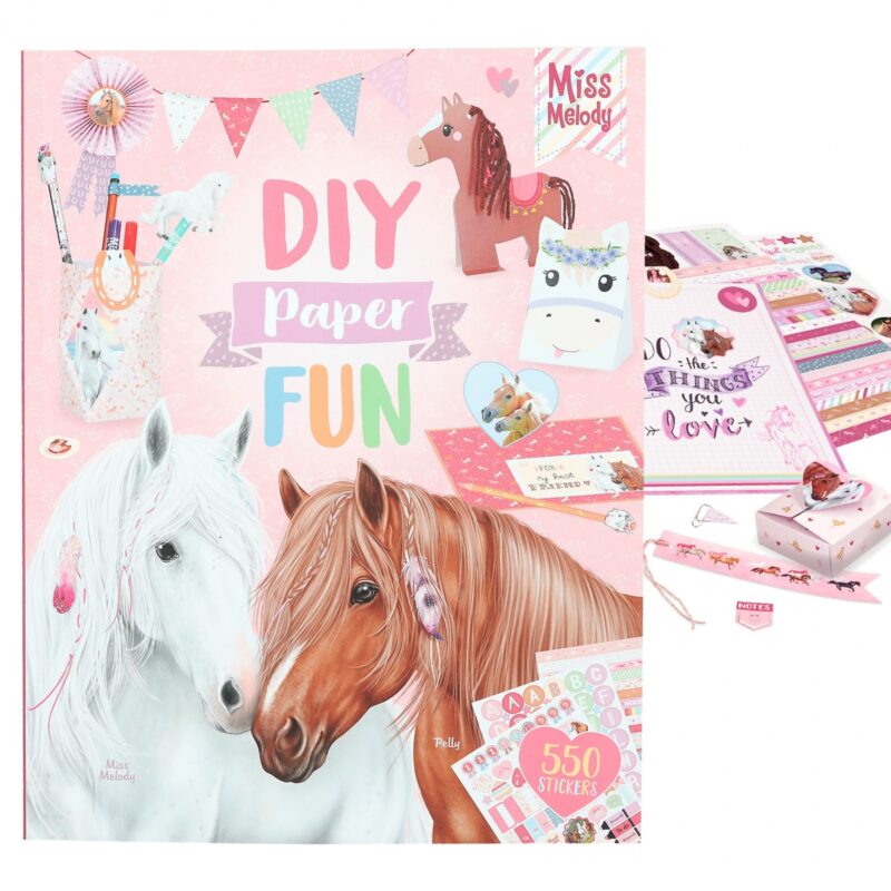 Miss Melody DIY paper fun book