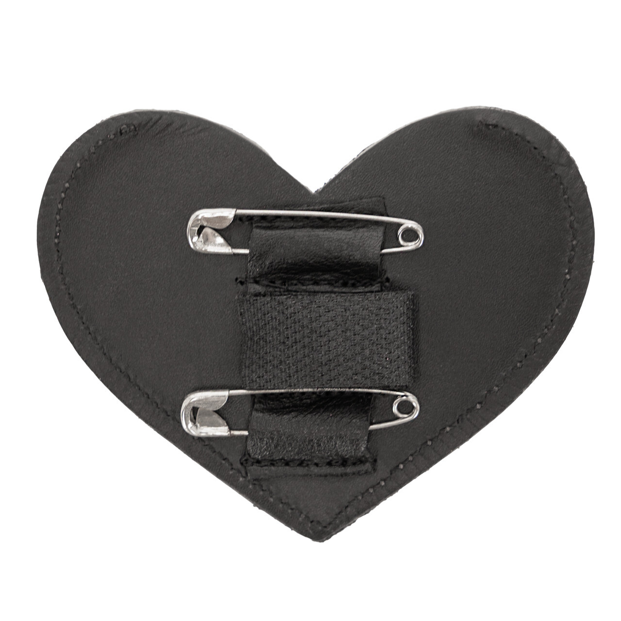 QHP Hjerte stævnenummer med glimmer - Billede 4