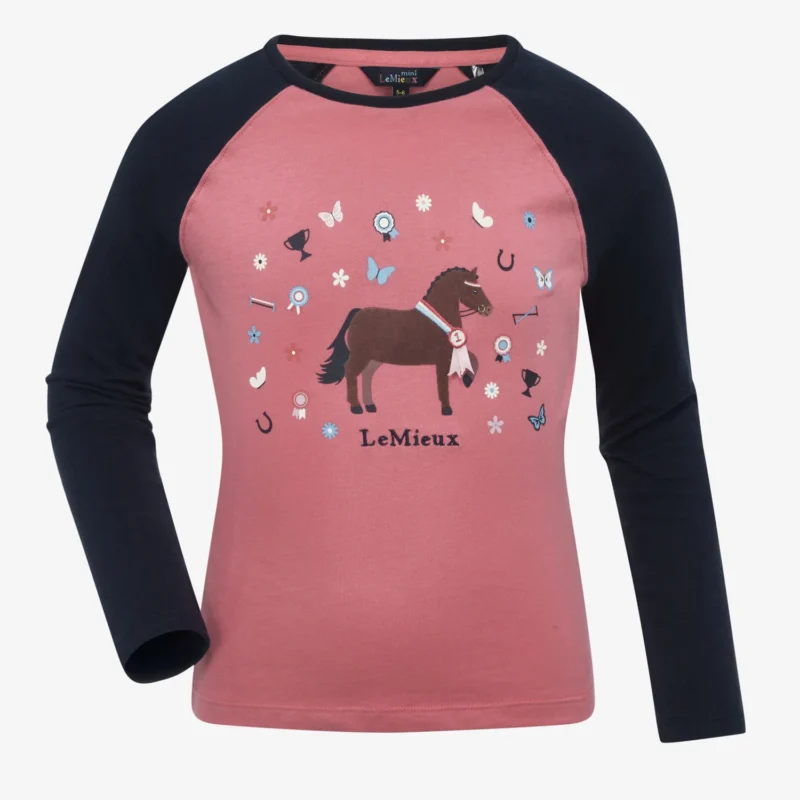 LeMieux Mini Jamie bluse - cranberry