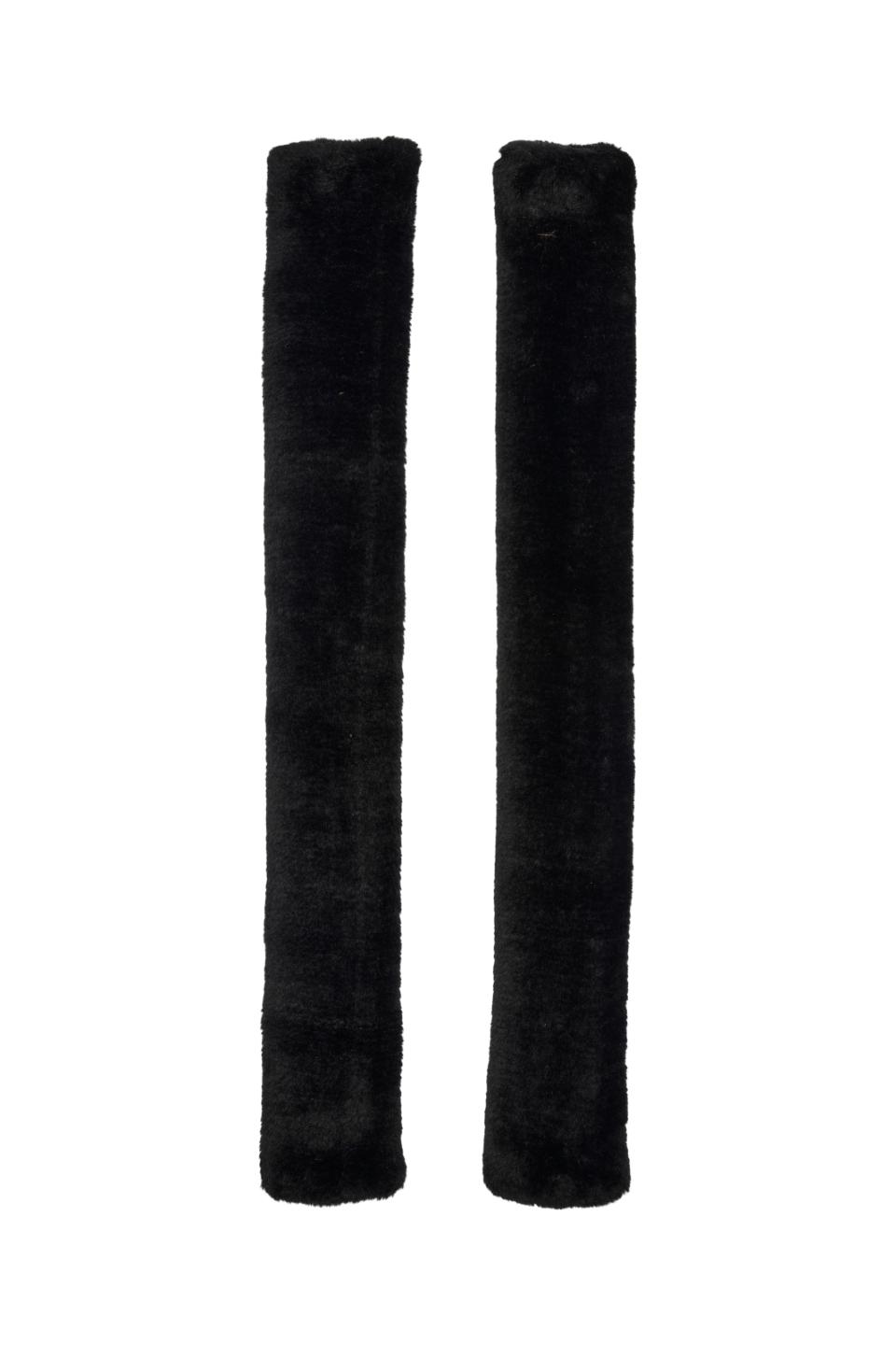 Tøjlebeskyttere i imiteret lammeskind - flere farver - Billede 2