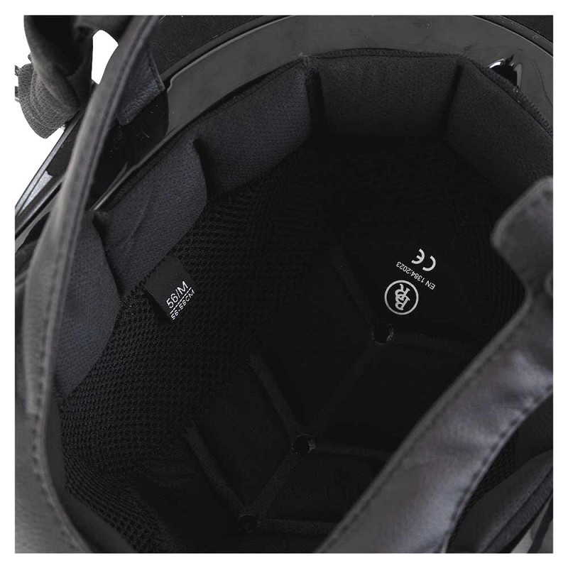 BR Zeta Sparkling ridehjelm - sort - Billede 4