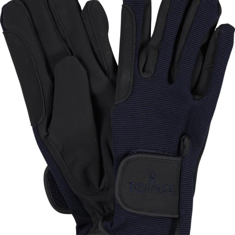 Equipage Action Stretch ridehandsker - navy