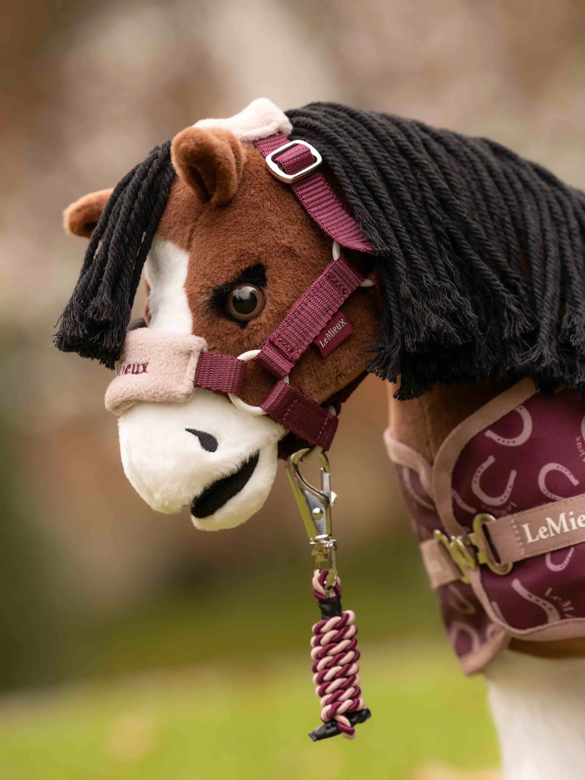 LeMieux "Mini Pony" grime - Blackberry - Billede 2
