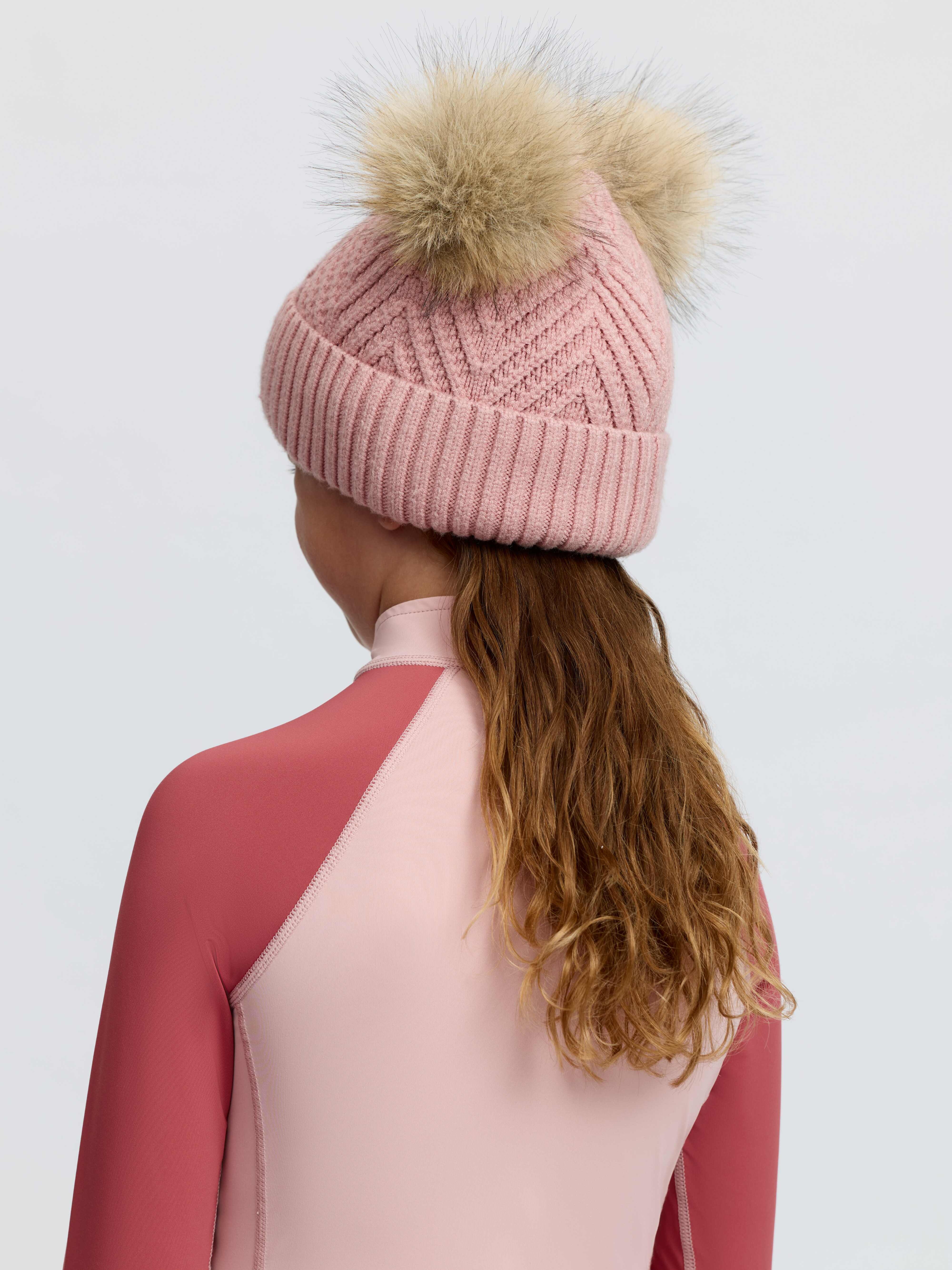 LeMieux Mini Double Pom strikket hue - Billede 3